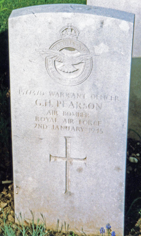 W/O George Henry Pearson<br/><br /><br />died January 2nd, 1945